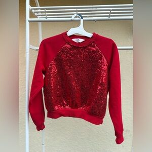 H&M Kids Red Sequin Top